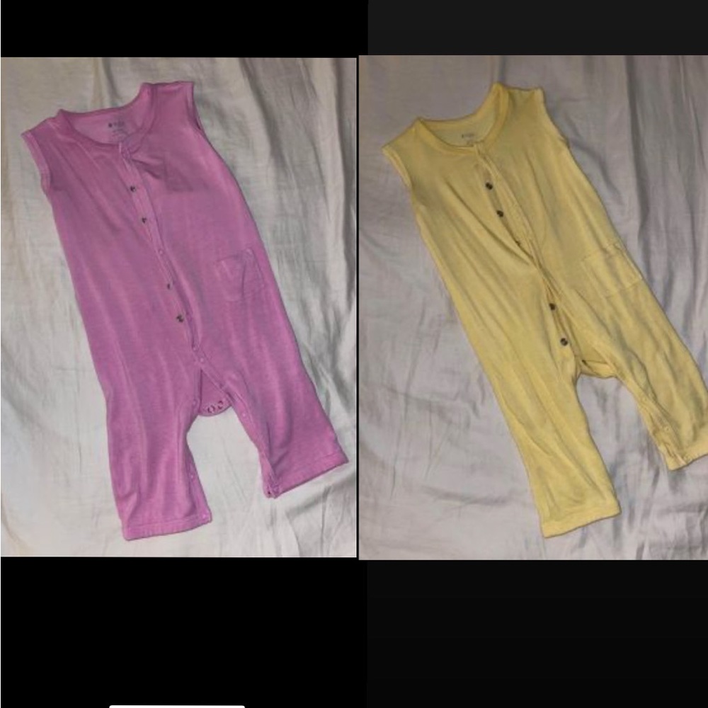Kyte sleeveless romper bundle size 6-12M